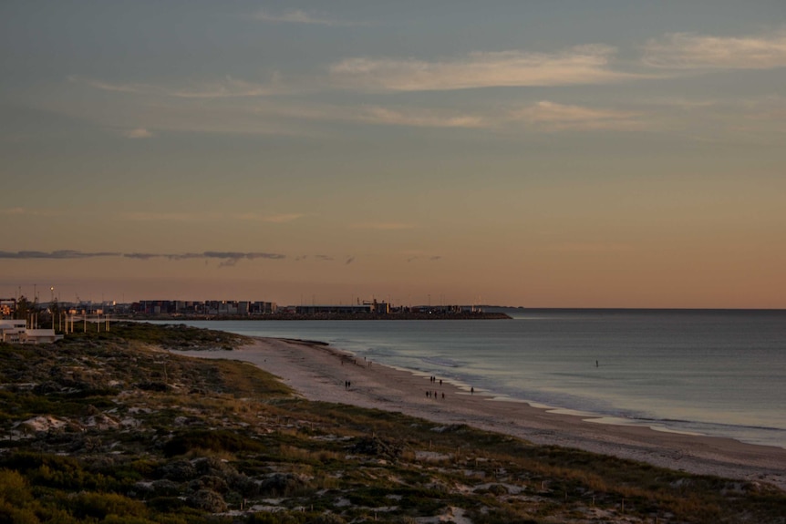 North Fremantle - the harbour at sunset