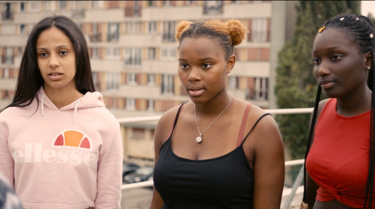 Sofia Lesaffre, Abiatou Château and Sana Joachaim in Les Miserables