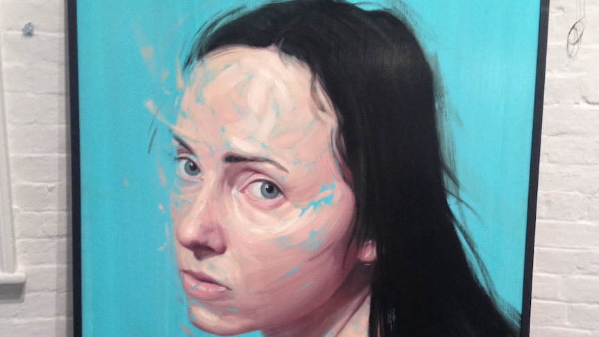 Ben Smith's Archibald entry “The Shift – Portrait of My Wife”.