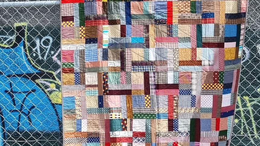 Quilt by Glen Murray of Invisible Practice