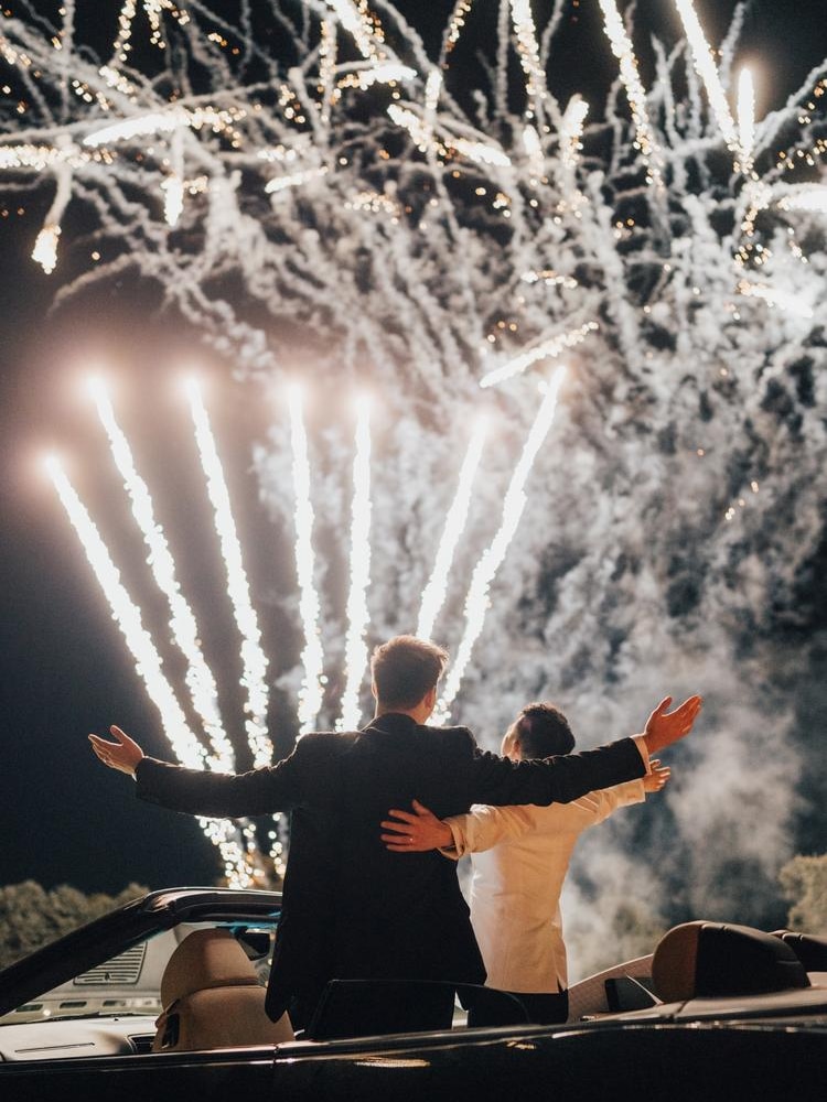 Wedding fireworks