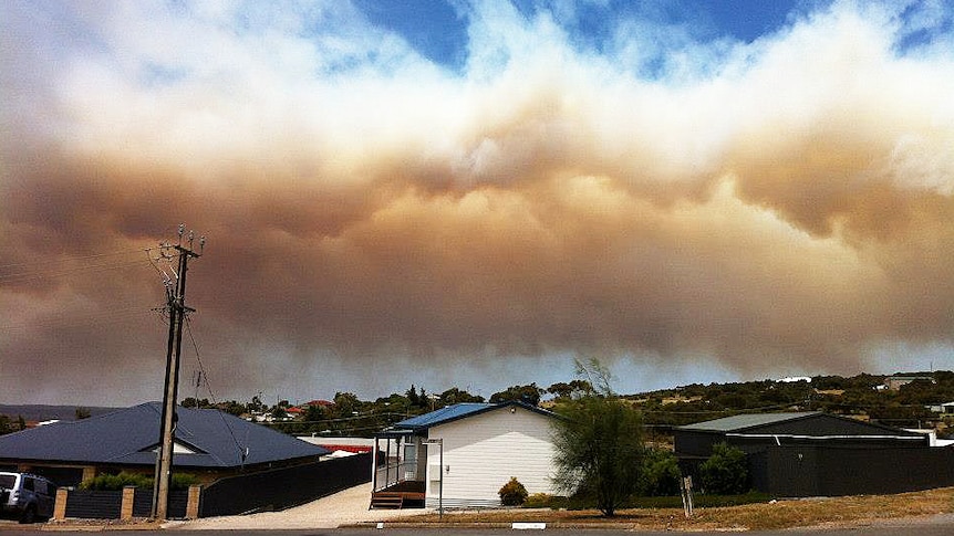 Smoke west of Port Lincoln