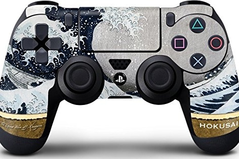 Online retail giant Amazon is offering a stick-on "skin" for PlayStation game controllers.