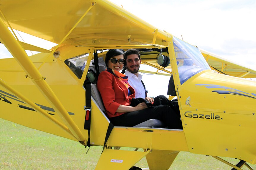 Dr Caroline Hong and Mitch Boyle