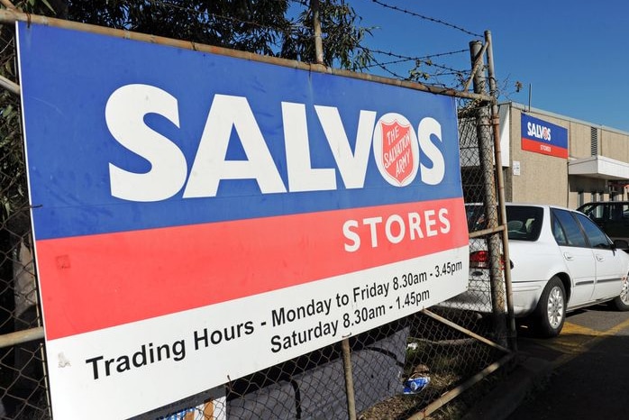 The Salvation Army Store sign in Tempe