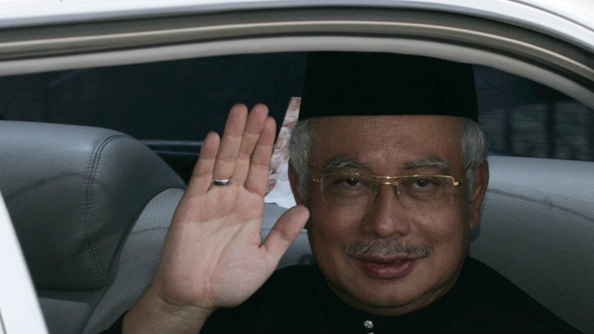Malaysian PM Najib Razak in Manila