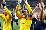France players celebrate World Cup win