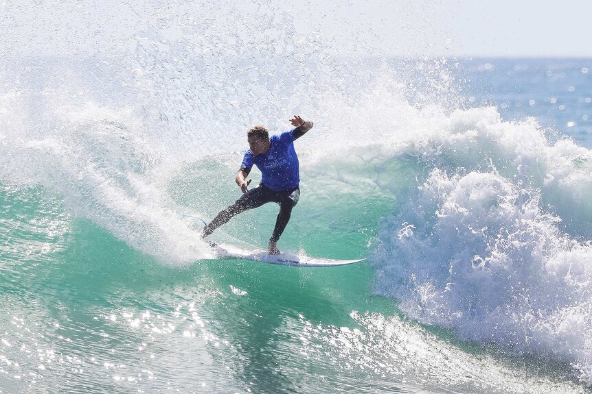 Australian surfer Bede Durbidge surfing in California