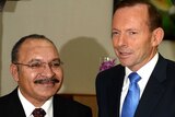 Peter O'Neill meets with Tony Abbott