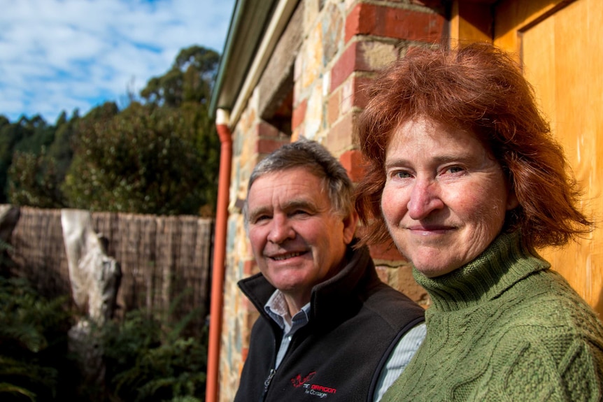 Local business owner Christine Booth with her husband Graham