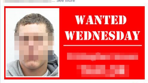 Tasmania Police's Wanted Wednesday