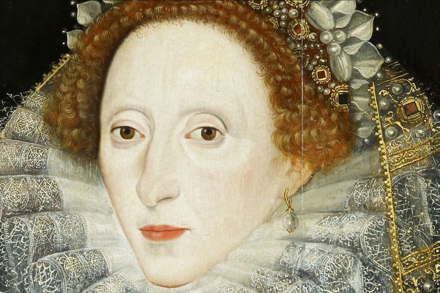 A painting of Queen Elizabeth I.