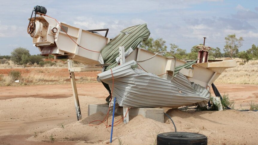 Machinery damaged in Jundah