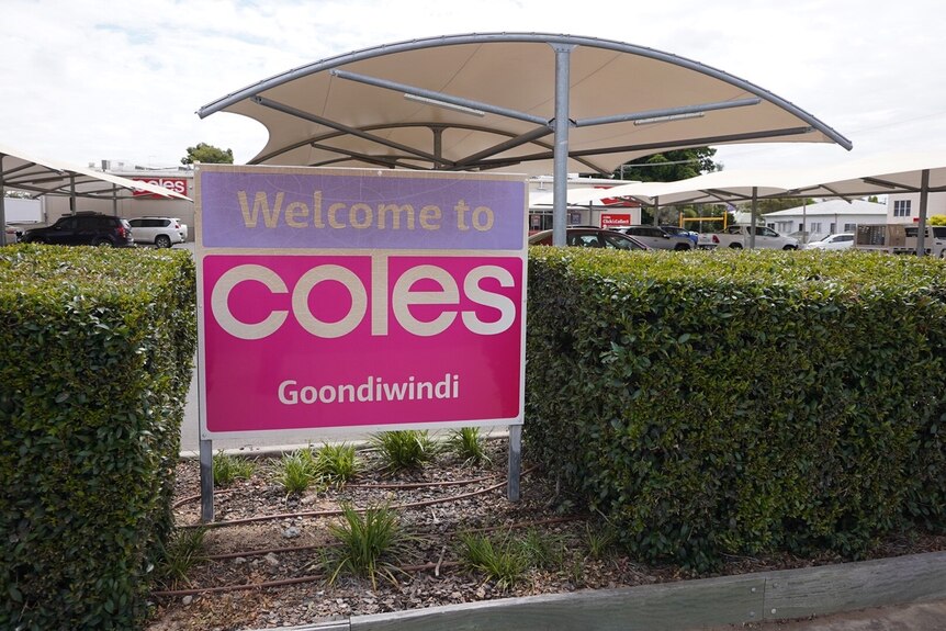 Coles in Goondiwindi which was named a COVID-19 exposure site in November 2021