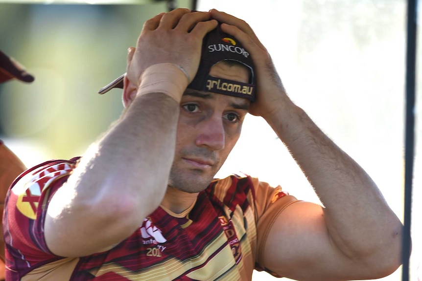 Cooper Cronk leaves Queensland training