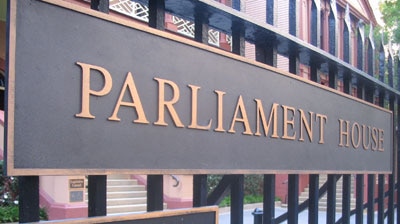 Parliament House sign Sydney