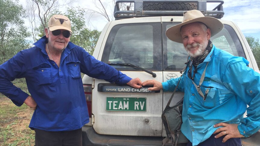 DPIRD's Mick Everett and Rubber Vine Team Leader John Szymanski have worked together to try to eradicate the pest in WA.