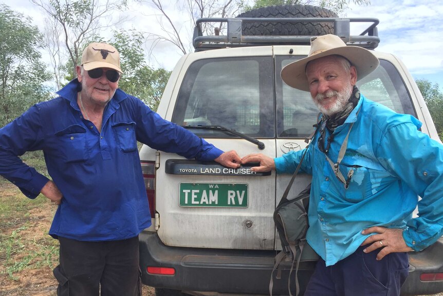 DPIRD's Mick Everett and Rubber Vine Team Leader John Szymanski have worked together to try to eradicate the pest in WA.