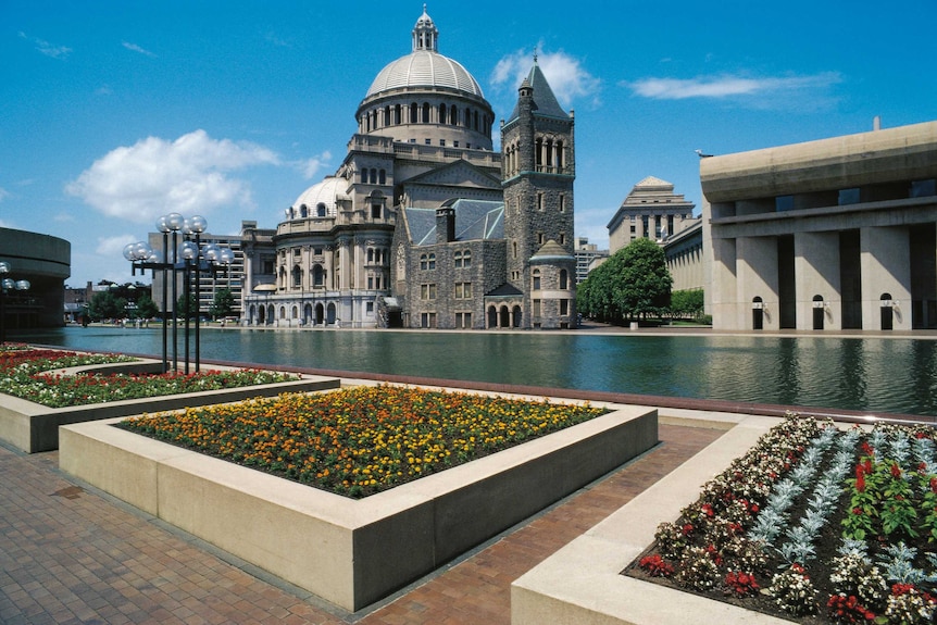 First Church of Christ, Scientist, also known as The Mother Church, in Boston, Massachusetts.