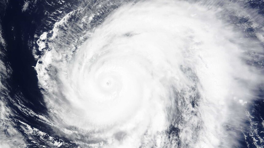 This July 13, 2015 NASA satellite image shows Typhoon Nangka in the Philippine Sea.