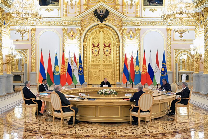 Putin meeting of the leaders of the Collective Security Treaty Organization (CSTO) earlier this month.