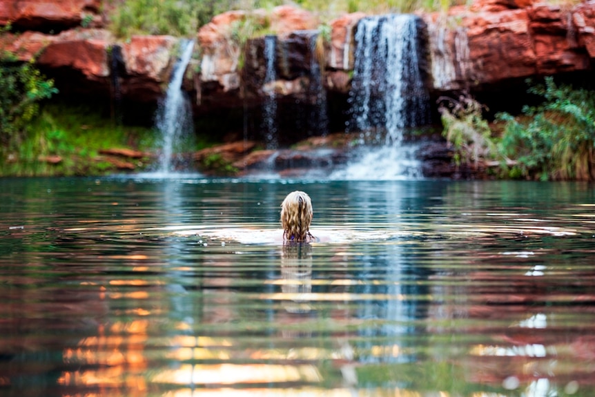 Early morning swim