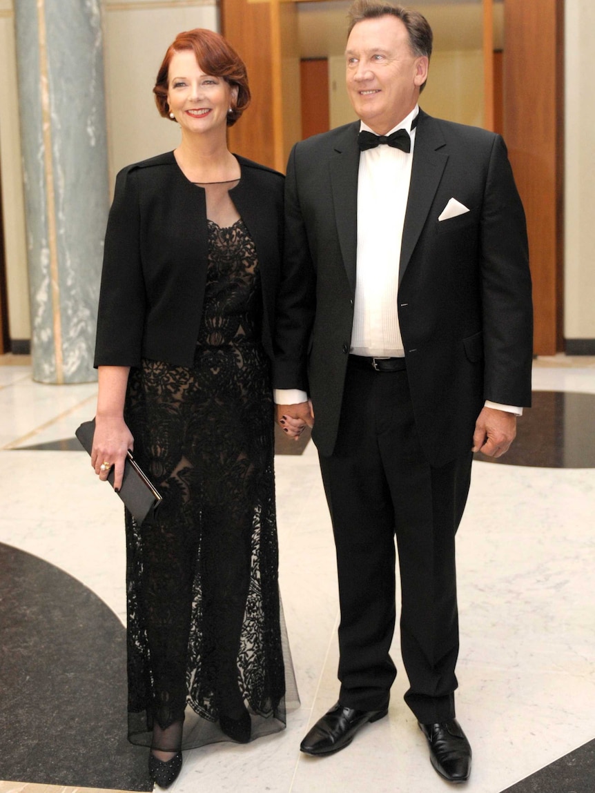 Julia Gillard and Tim Mathieson at the Midwinter Ball.