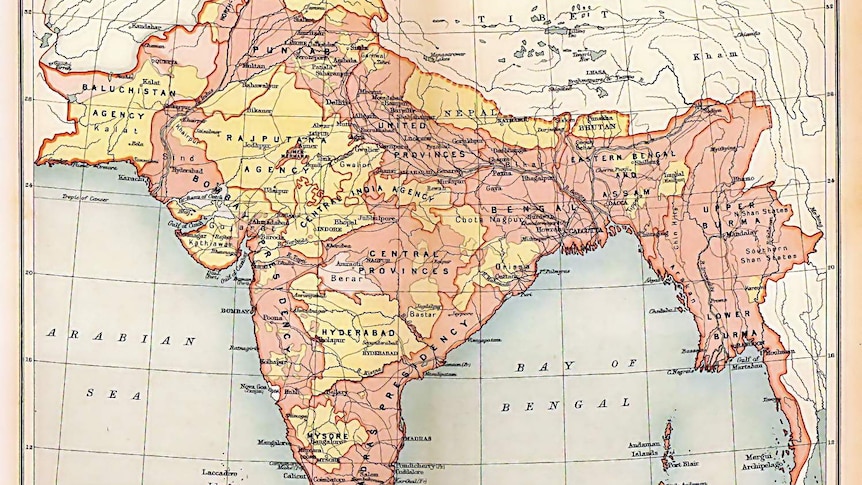 Map of the British Indian Empire from Imperial Gazetteer of India