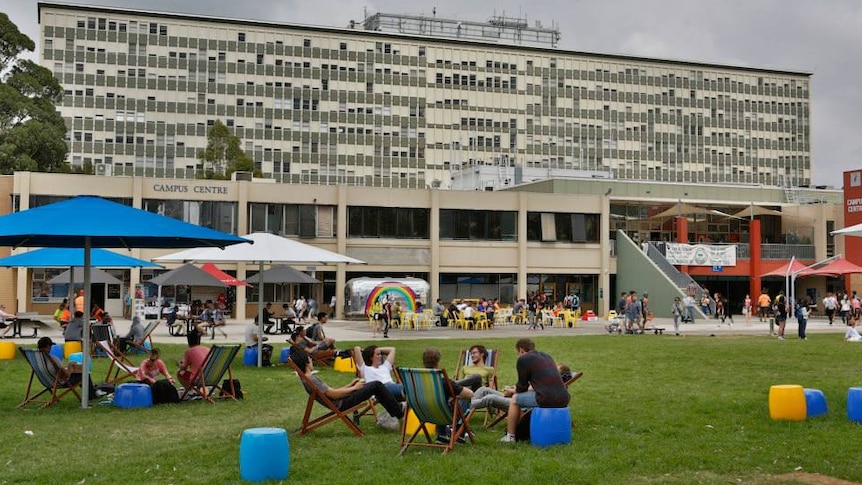 Monash University students in O-Week, 2015