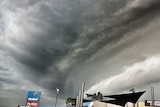 Storm clouds roll over Tamworth sky