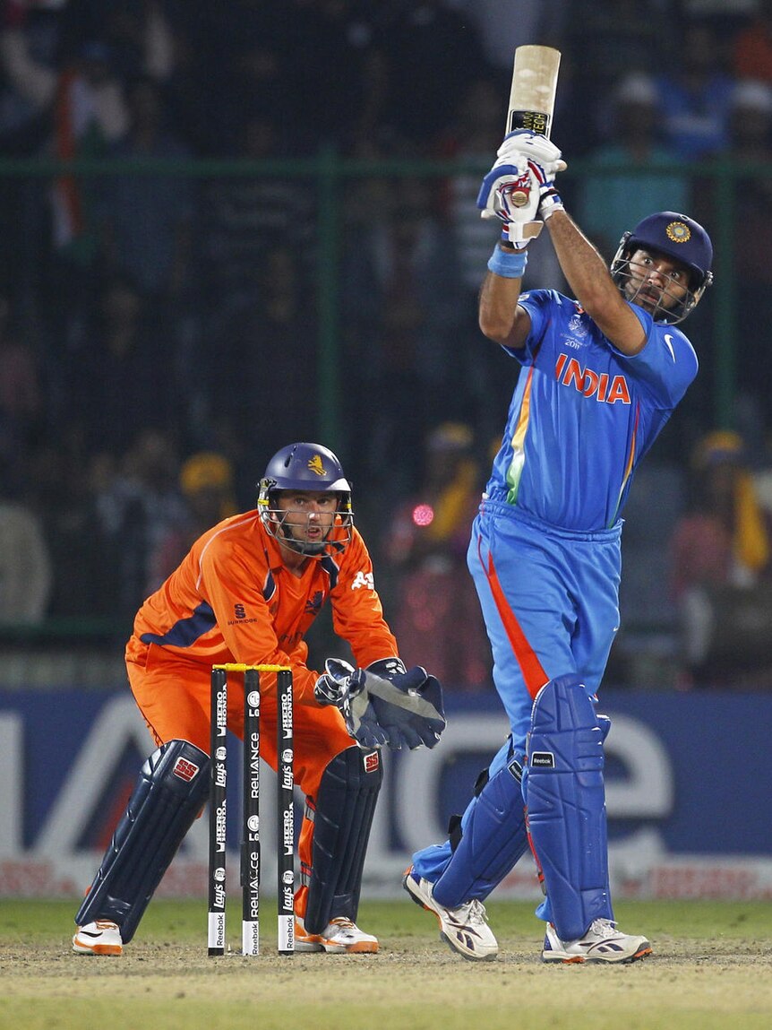 Yuvraj wins it again for India
