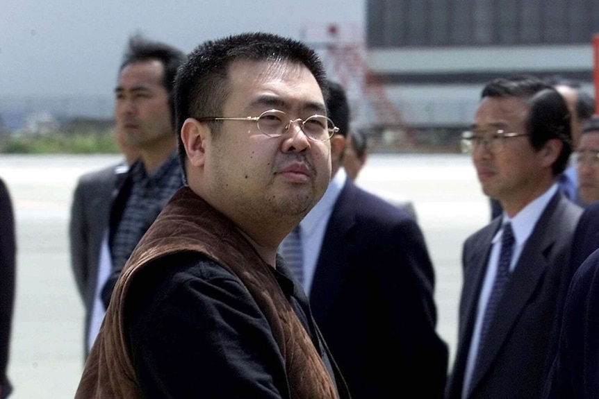 Kim Jong-nam as seen in 2001 at an airport in Japan