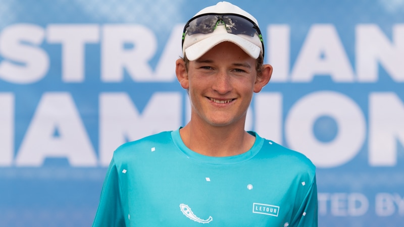 Canberra teen Charlie Camus scores wildcards for the Australian Open Junior Championships