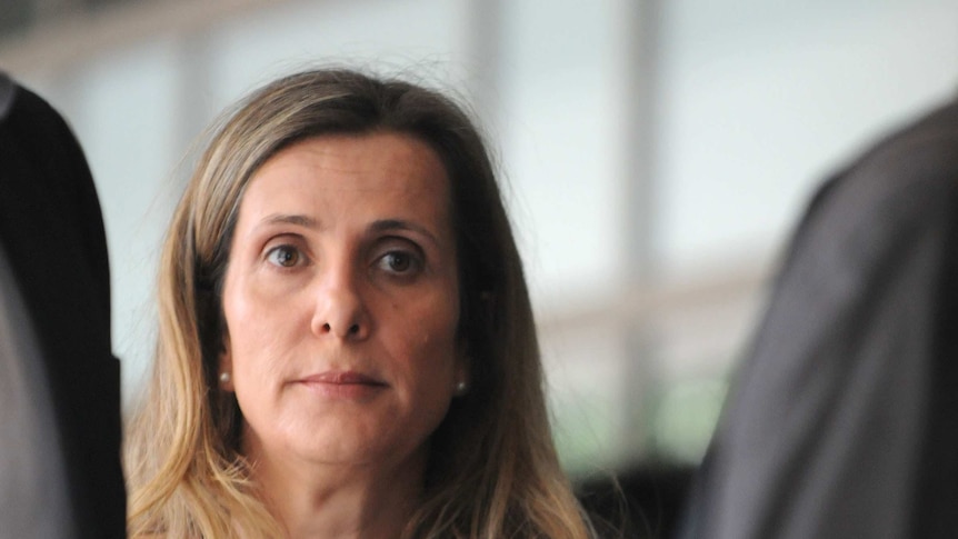 National Secretary of the Health Services Union, Kathy Jackson, arrives at the Melbourne Magistrates Court