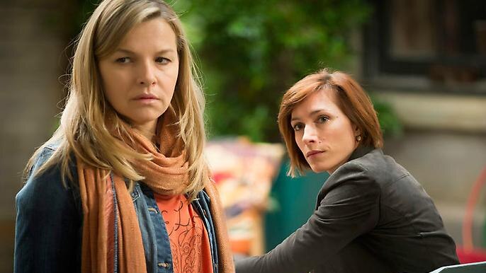 Bernadette (Justine Clarke) and Caroline (Claudia Karvan) in ABC's The Time of Our Lives.