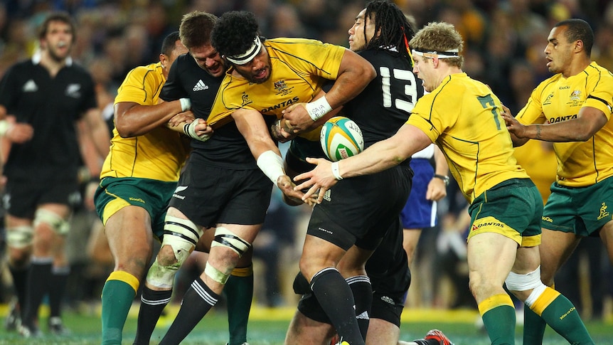 Sitaleki Timani says the Wallabies need to work harder to get clean ball for their backline.