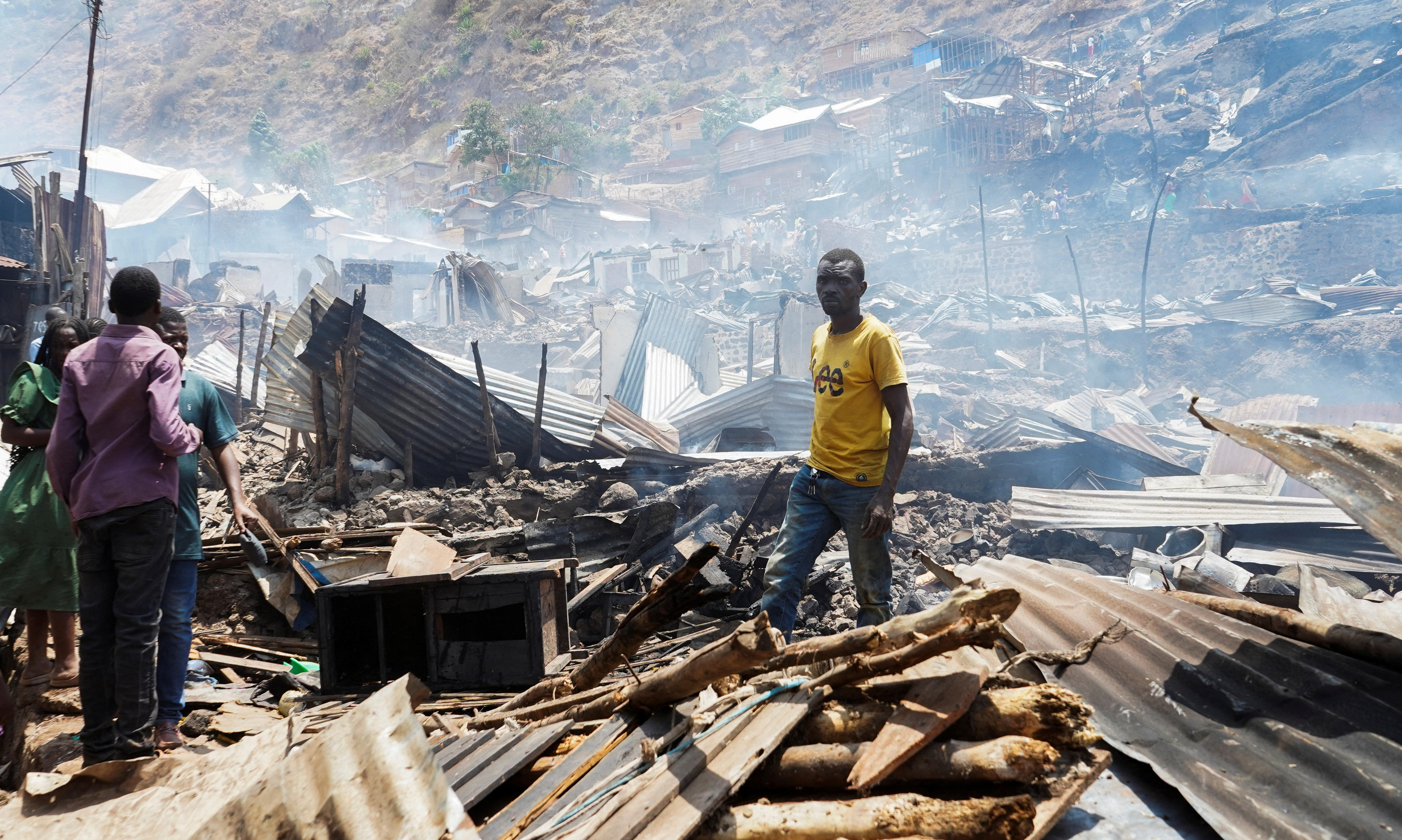 Students among 17 killed as fire rips through school in Congo