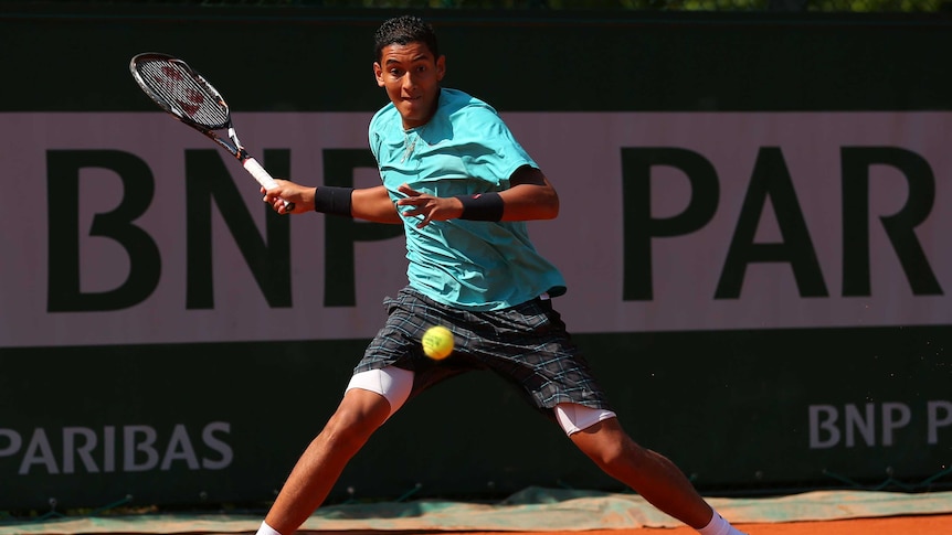 Kyrgios sends one back to Stepanek