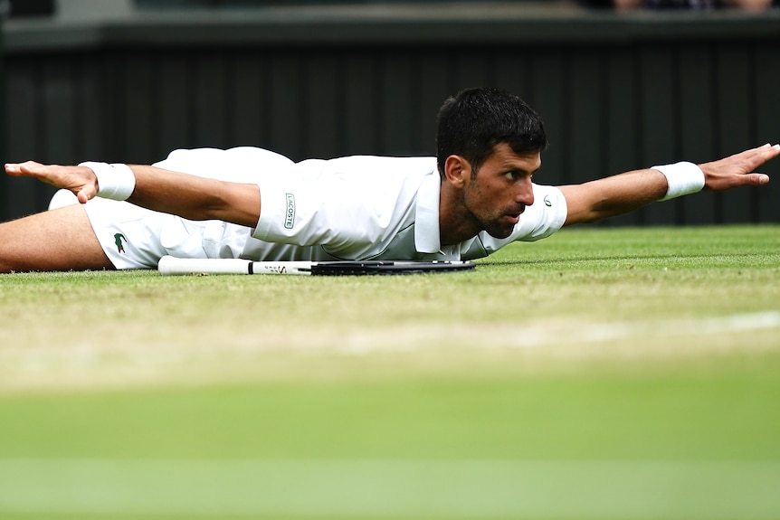 Novak Djokovic lays down