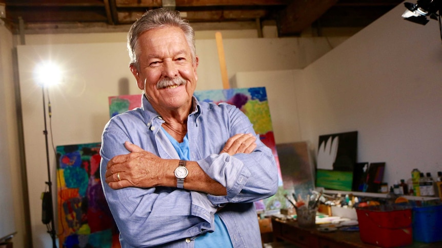 Ken Done in his studio in Sydney