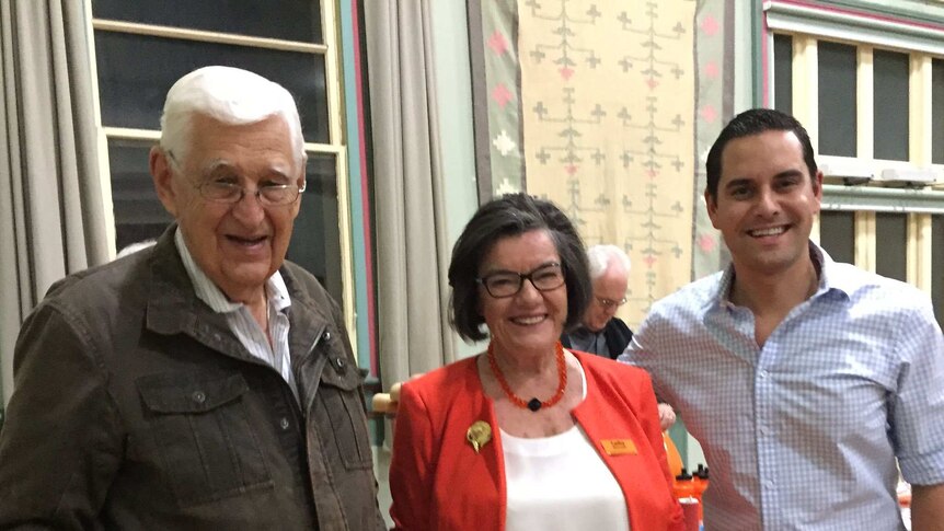 Ted Mack, Cathy McGowan and Alex Greenwich
