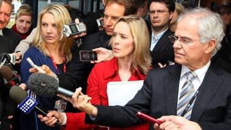 The media at a Julia Gillard presser (Getty Images: Paul Kane)