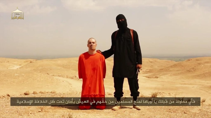 Man IS claims is US journalist James Foley, before his beheading