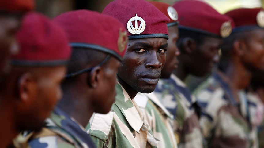 Seleka fighters in the Central African Republic