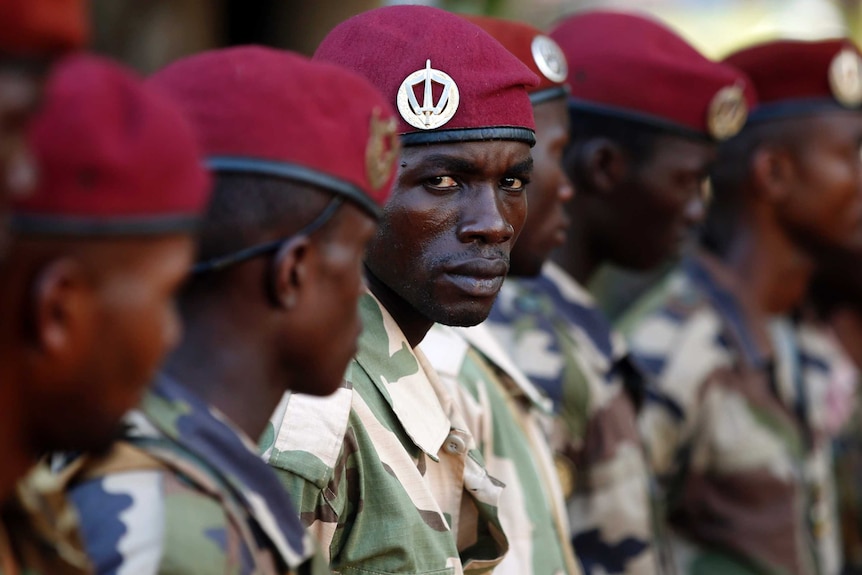 Seleka fighters in the Central African Republic