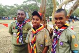 PNG scouts at the jamboree in Sydney