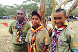 PNG scouts at the jamboree in Sydney
