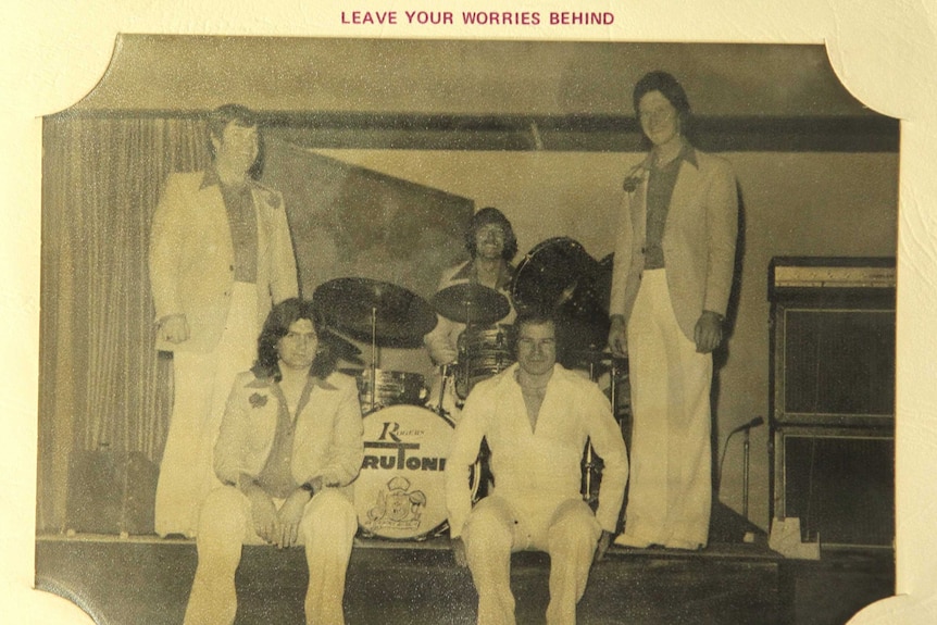 MP Russell Broadbent with his band The Trutones in the 1970s