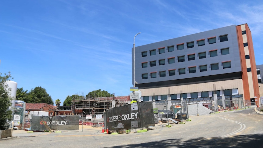 The Cooper & Oxley worksite at Hollywood Hospital