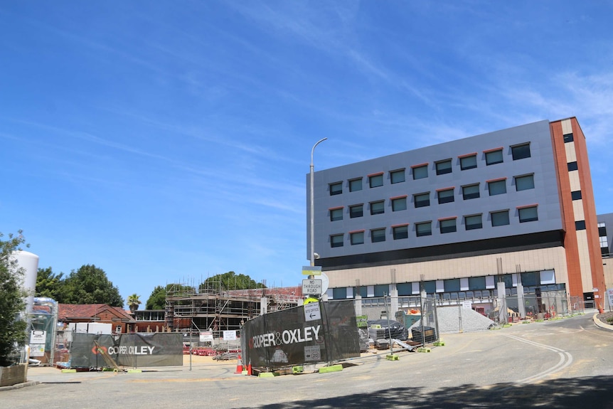 The Cooper & Oxley worksite at Hollywood Hospital